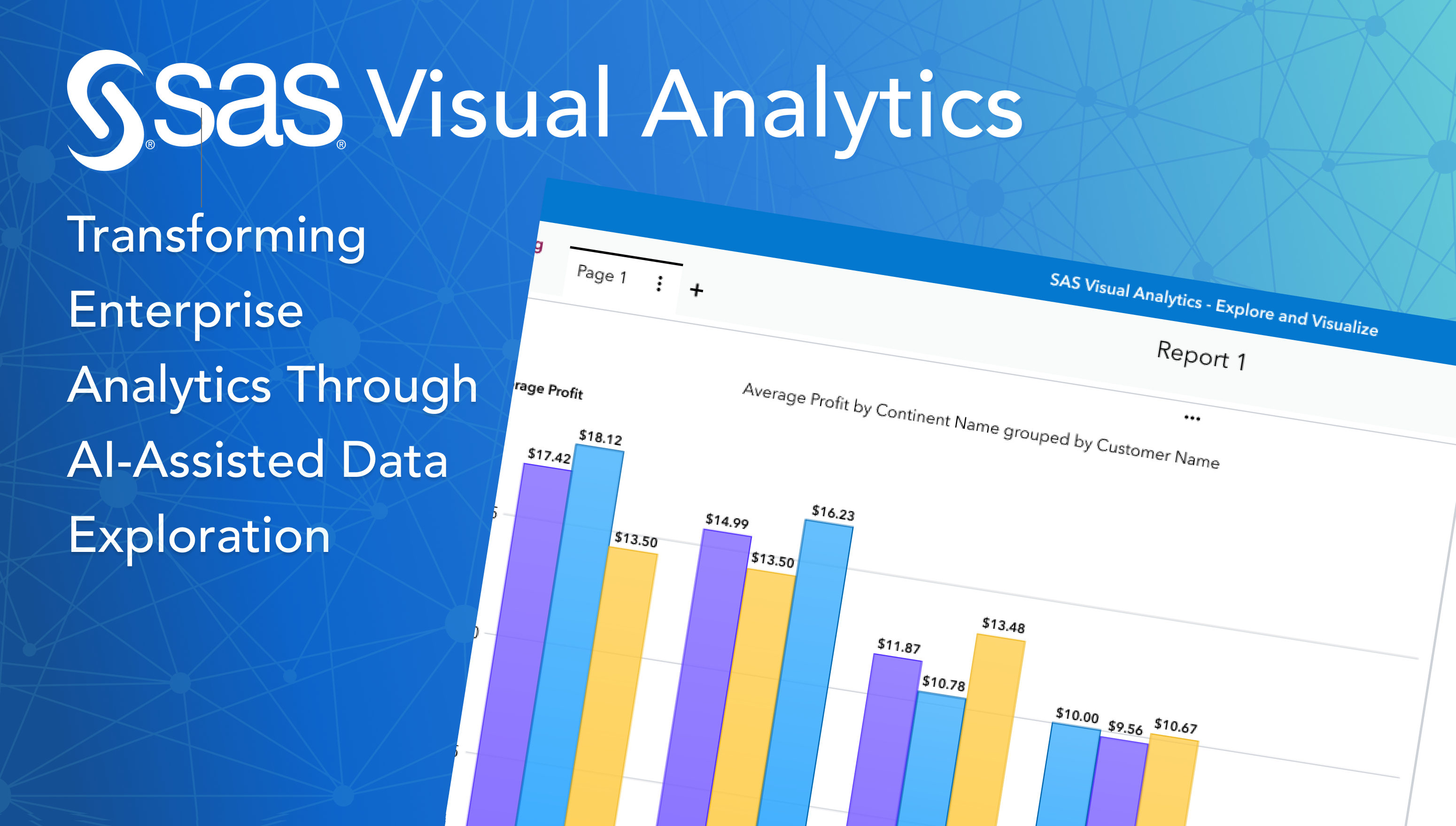 SAS Visual Analytics project cover